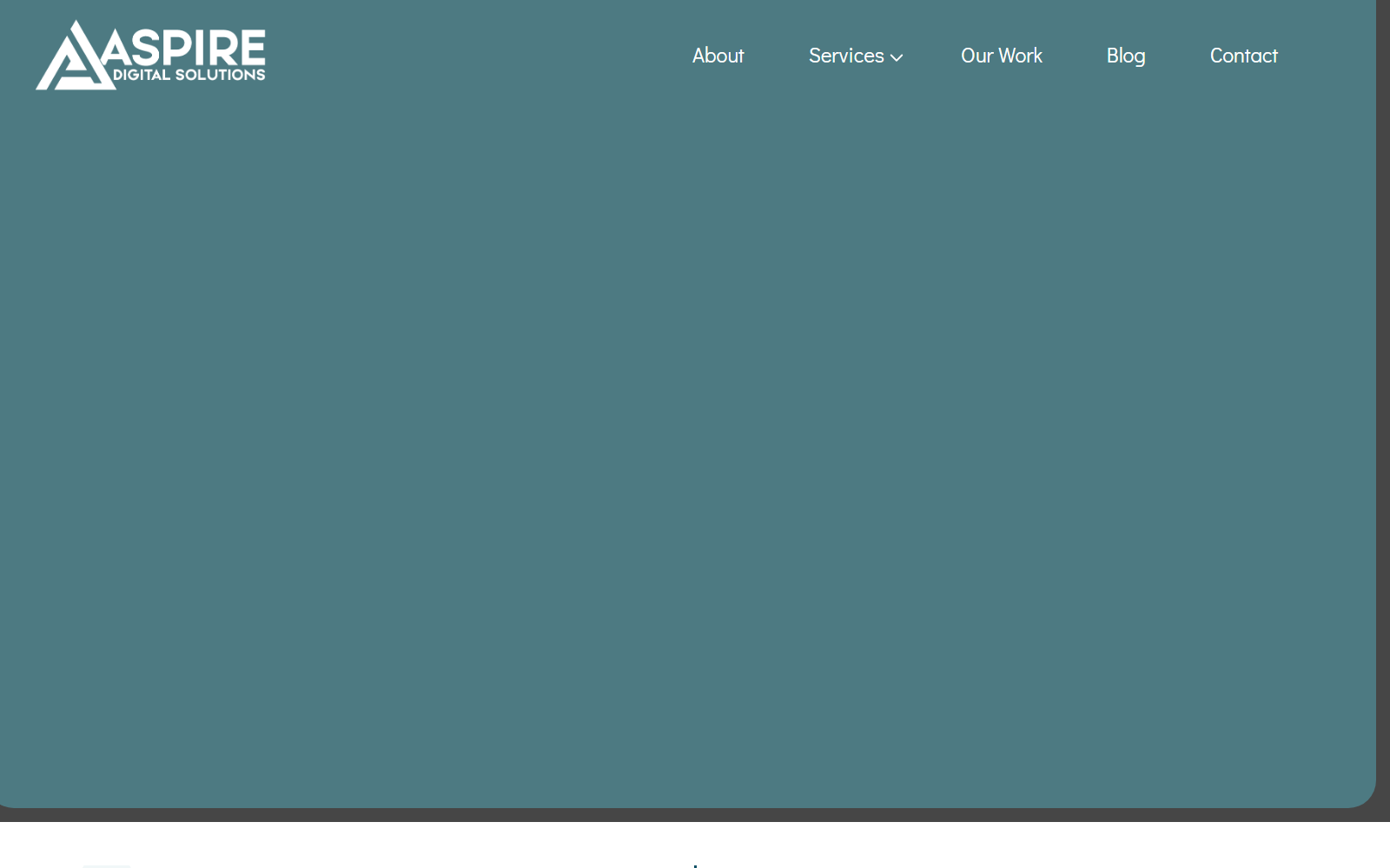Aspire Digital Solutions official website homepage