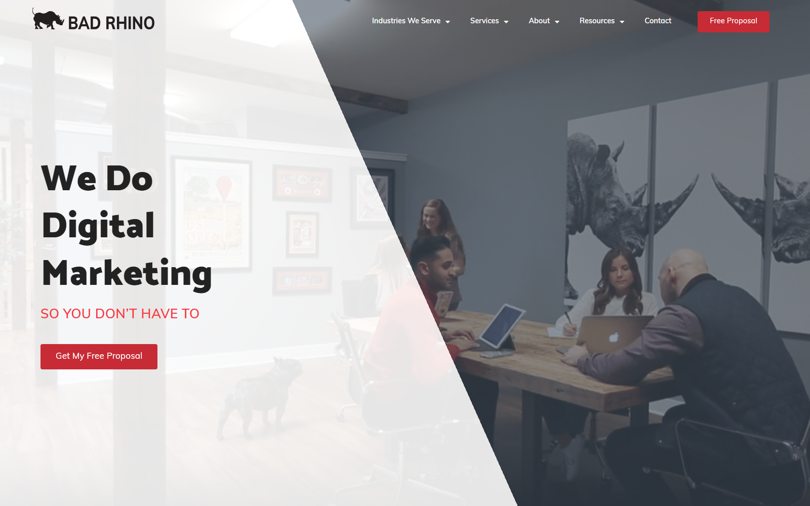 Bad Rhino Inc. official website homepage