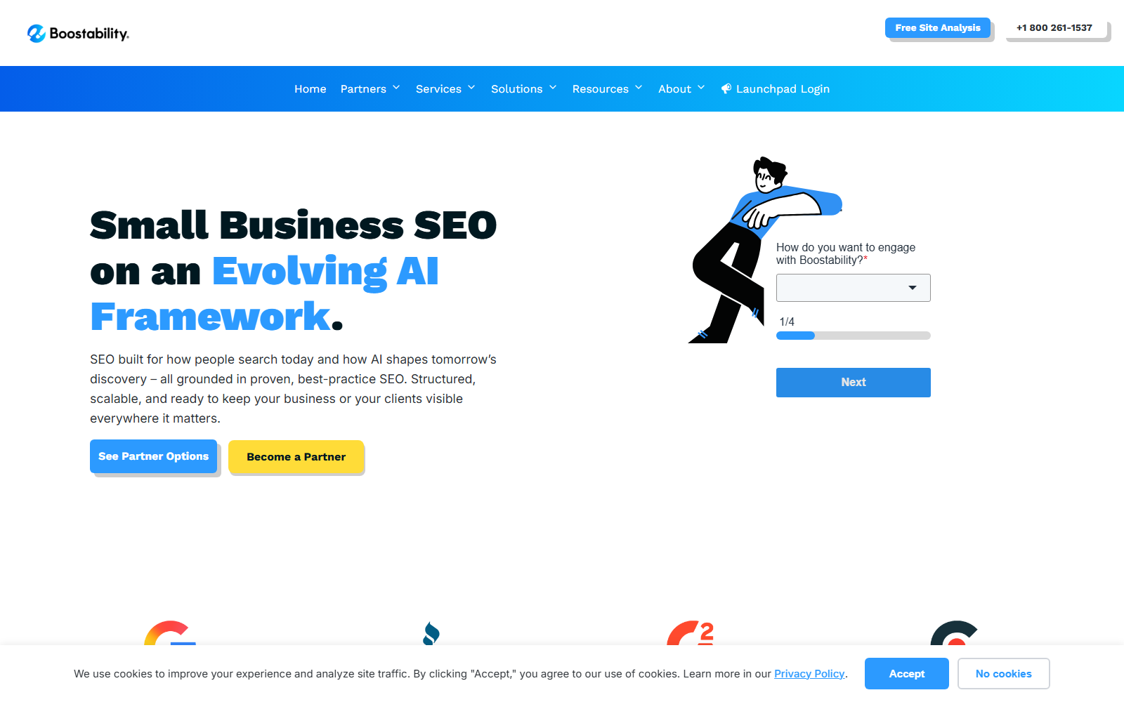 Boostability official website homepage