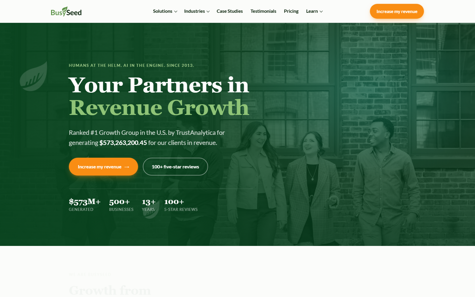 BusySeed official website homepage