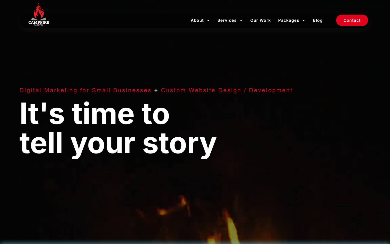 Campfire Digital official website homepage