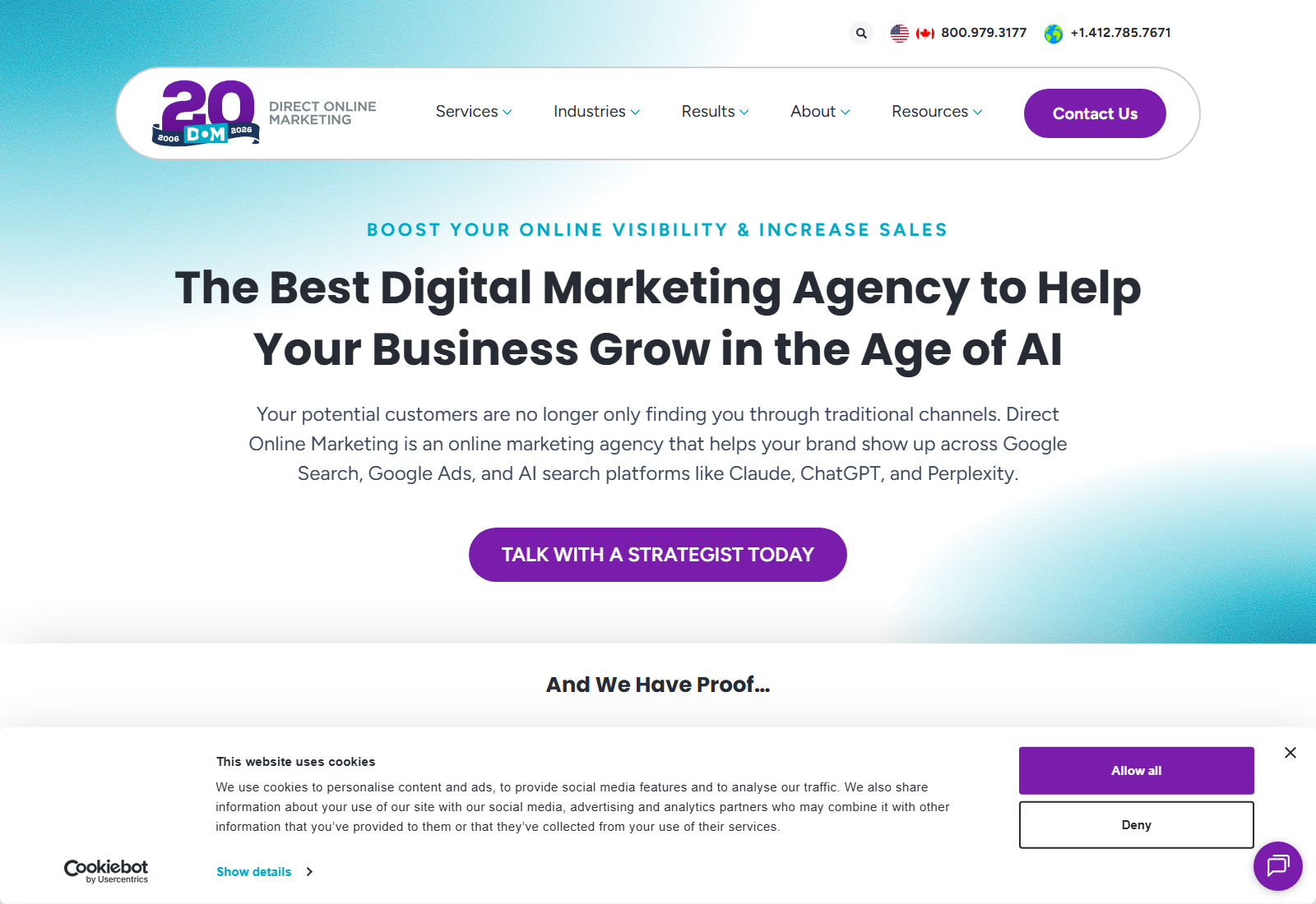 Direct Online Marketing official website homepage