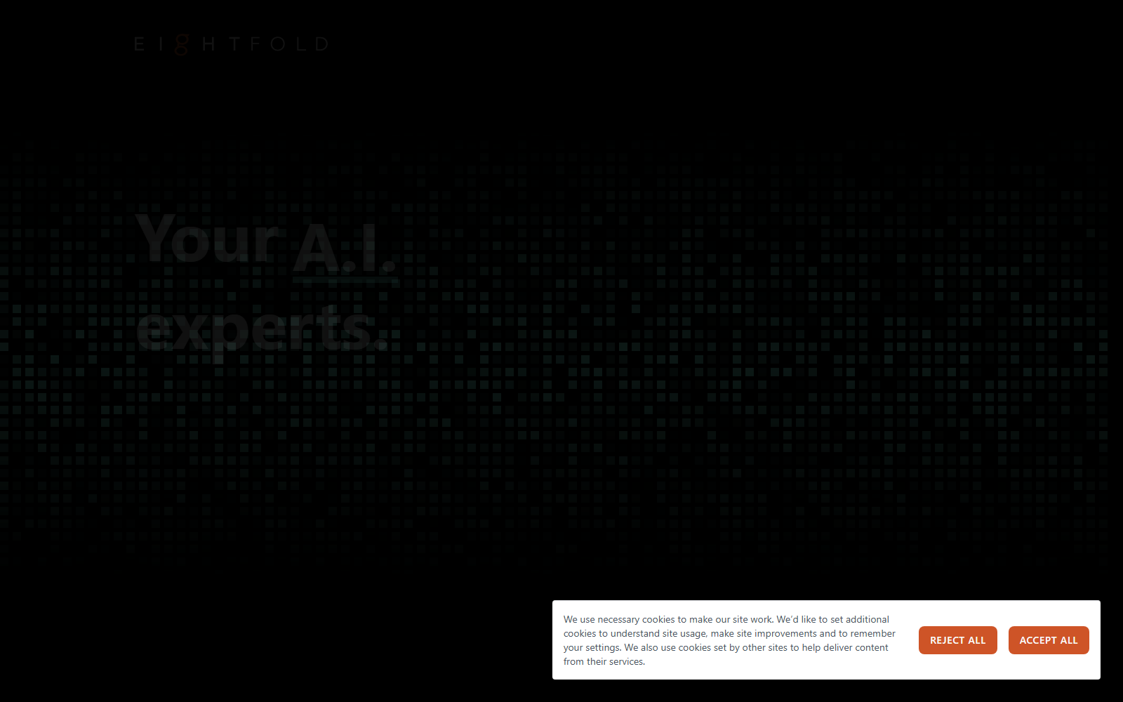 Eightfold official website homepage