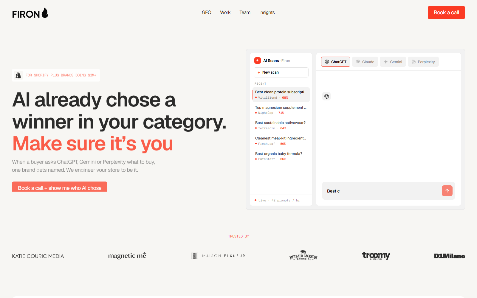 Firon Marketing official website homepage
