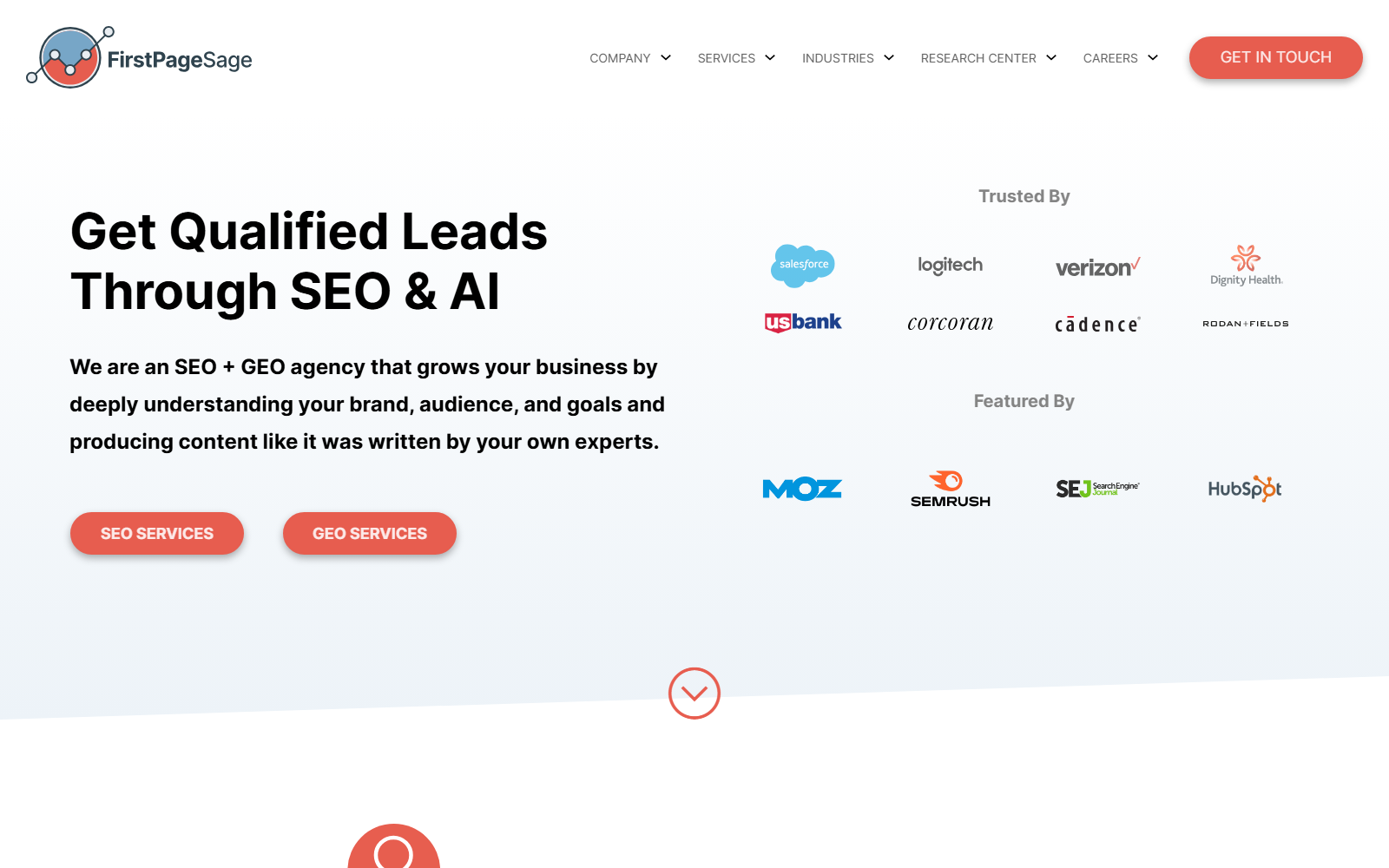 First Page Sage official website homepage