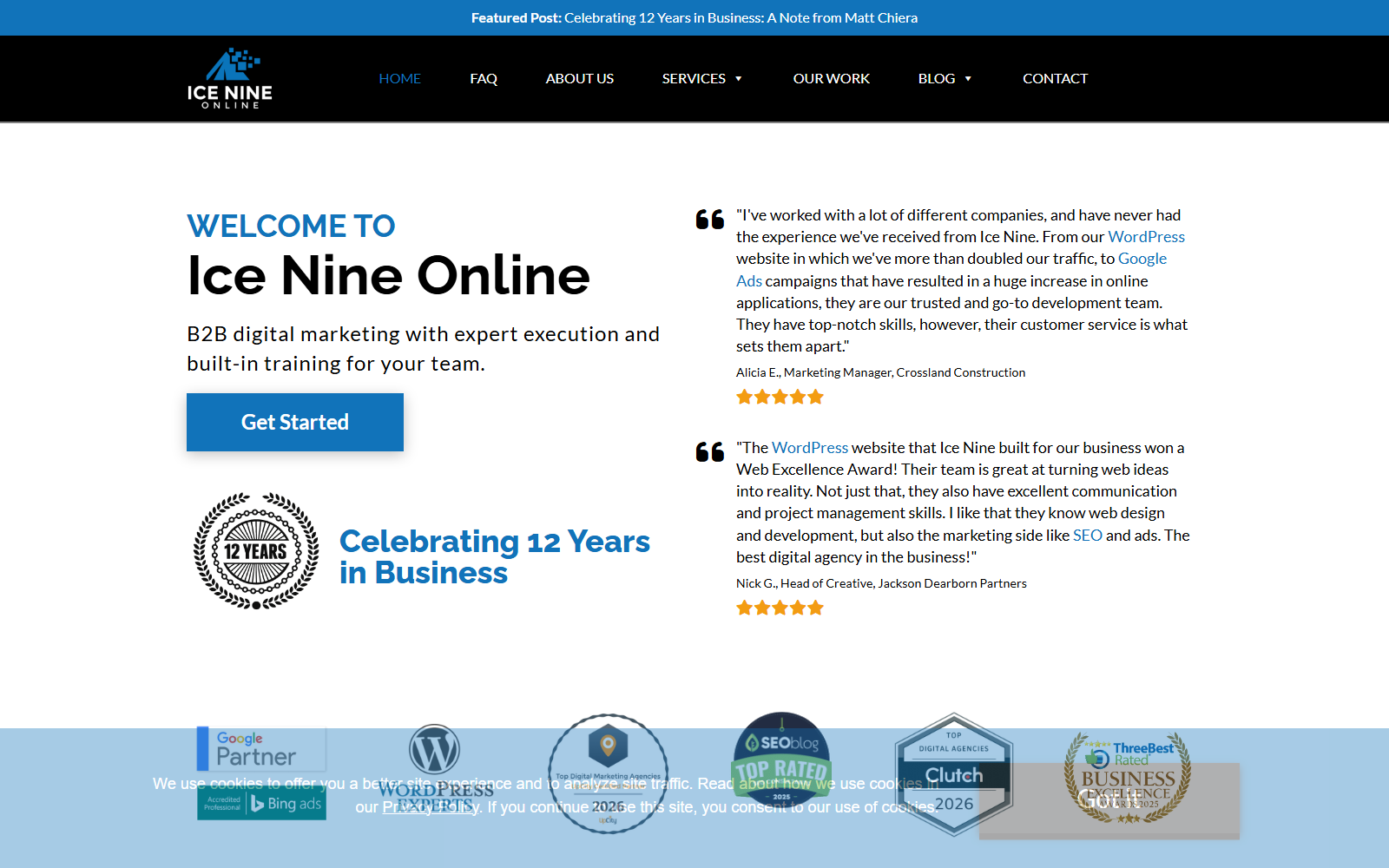 Ice Nine Online official website homepage