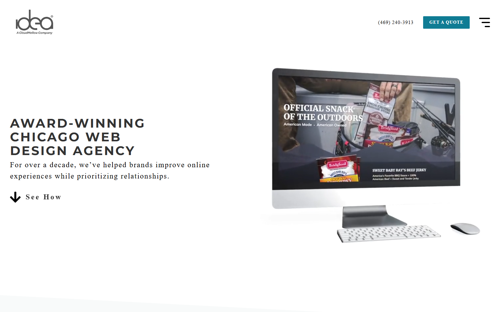 Idea Marketing Group official website homepage