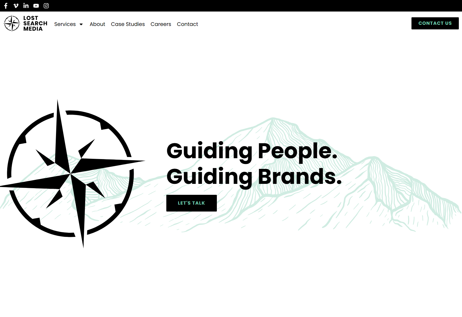 Lost Search Media official website homepage