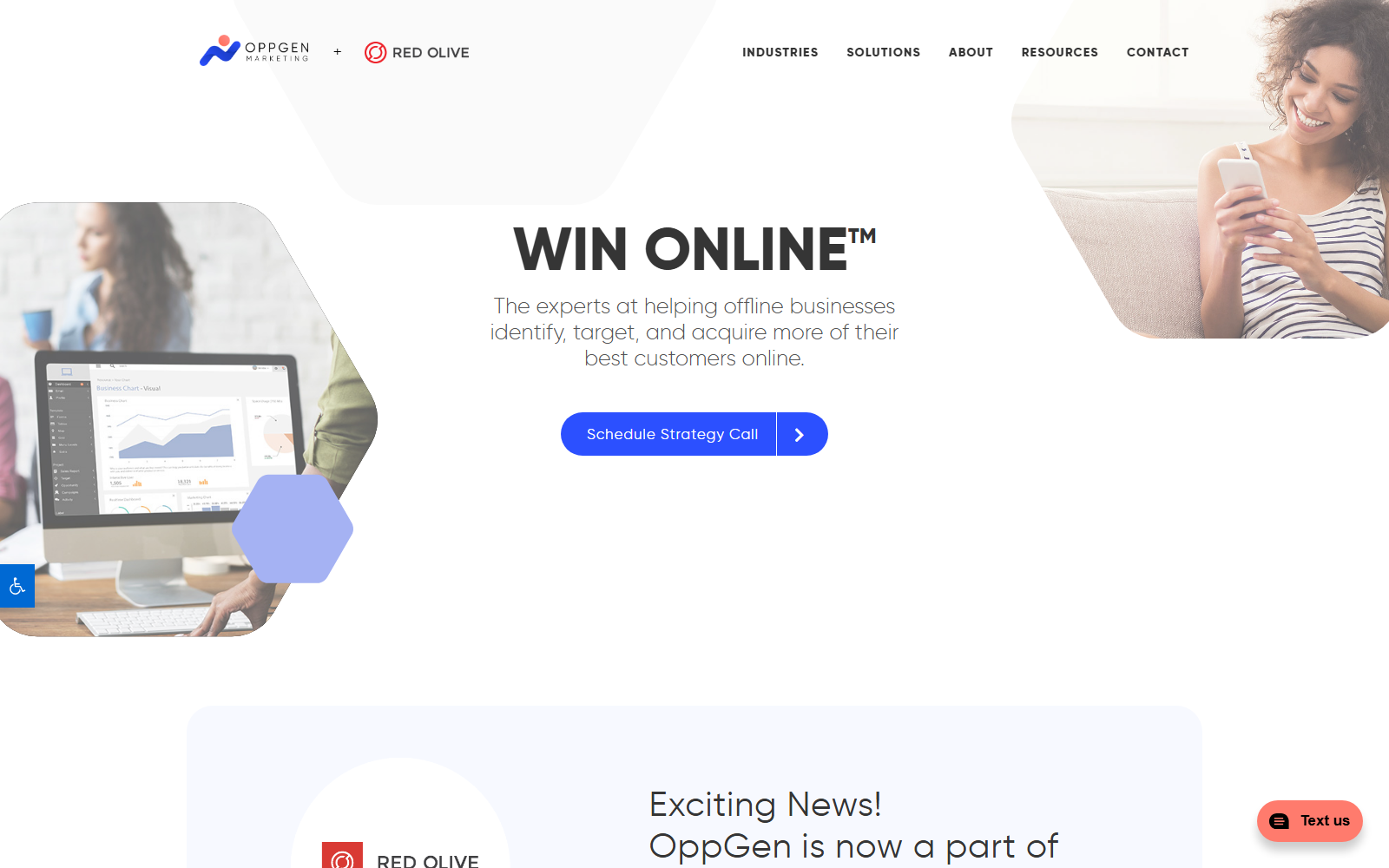 OppGen Marketing official website homepage
