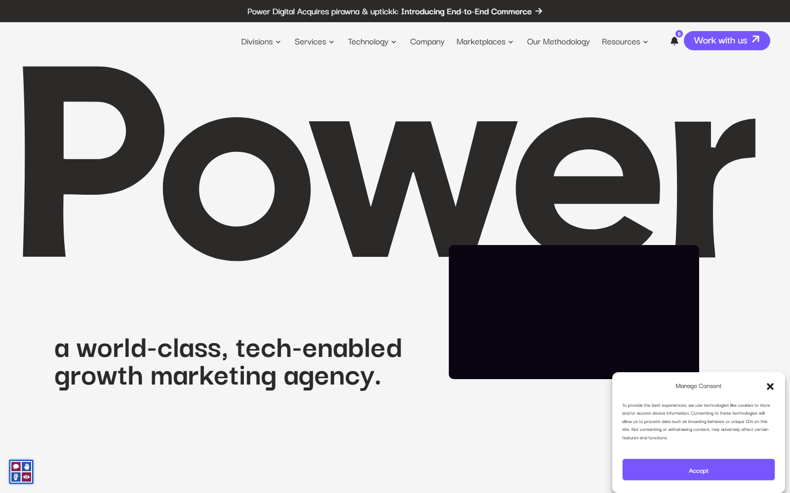 Power Digital official website homepage