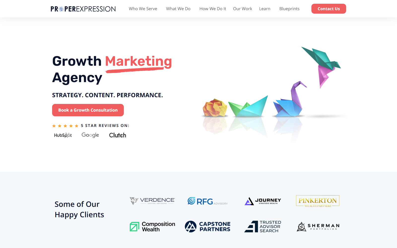 ProperExpression official website homepage