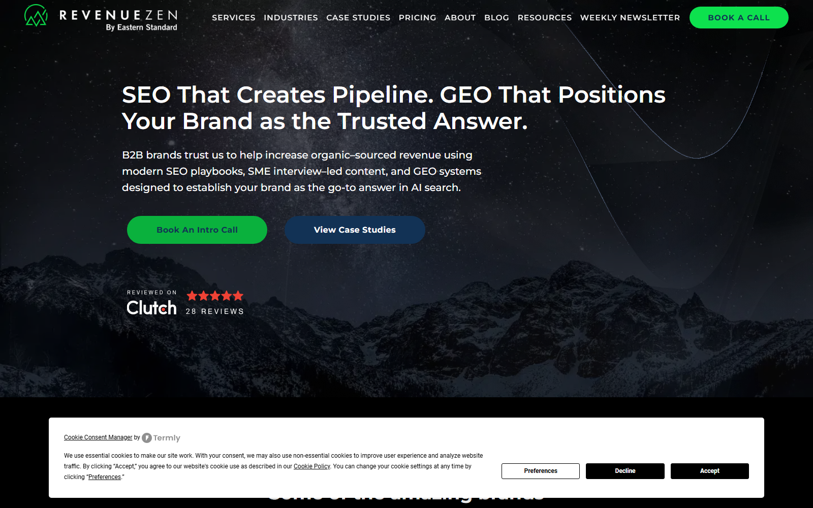 RevenueZen official website homepage