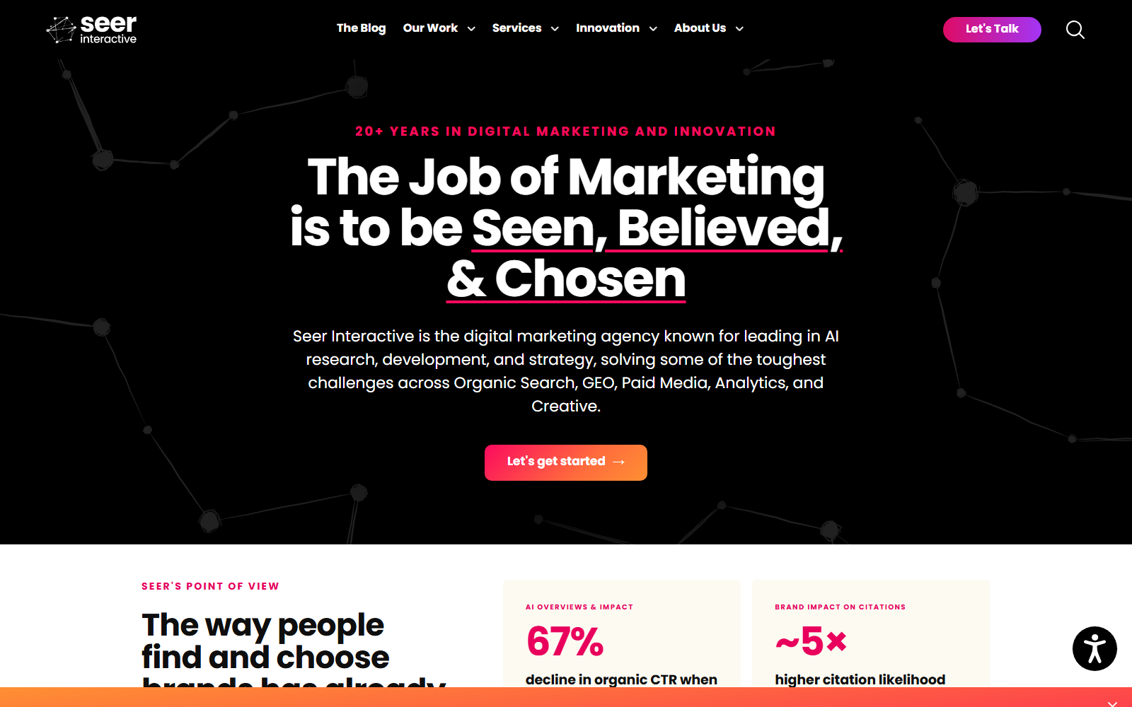Seer Interactive official website homepage