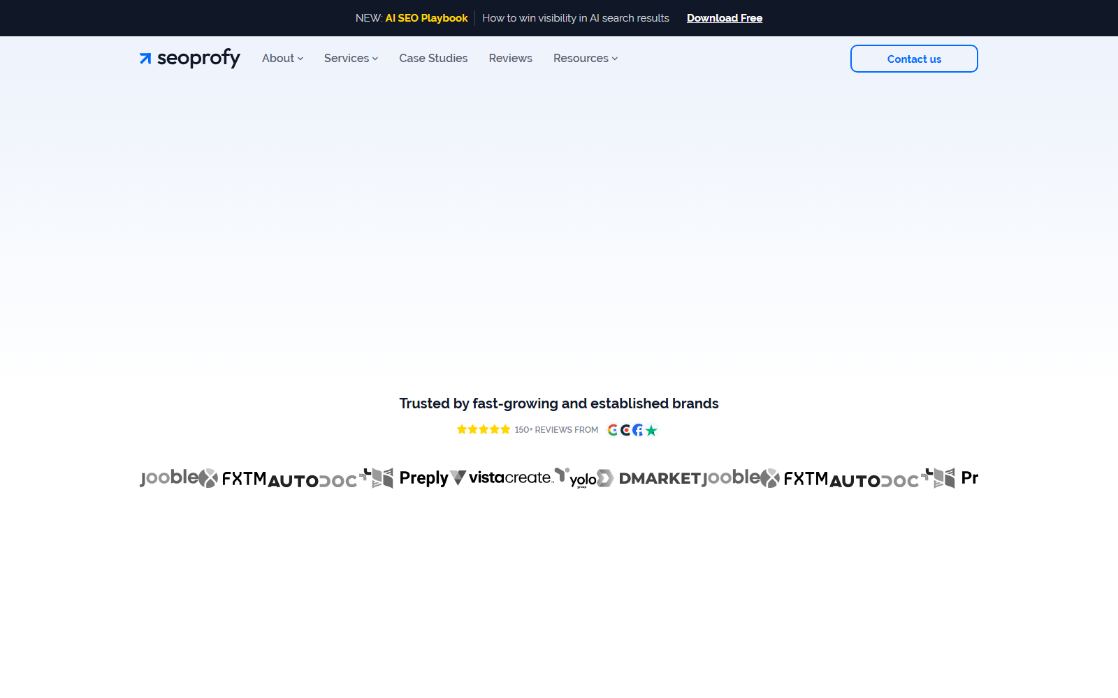 SeoProfy official website homepage