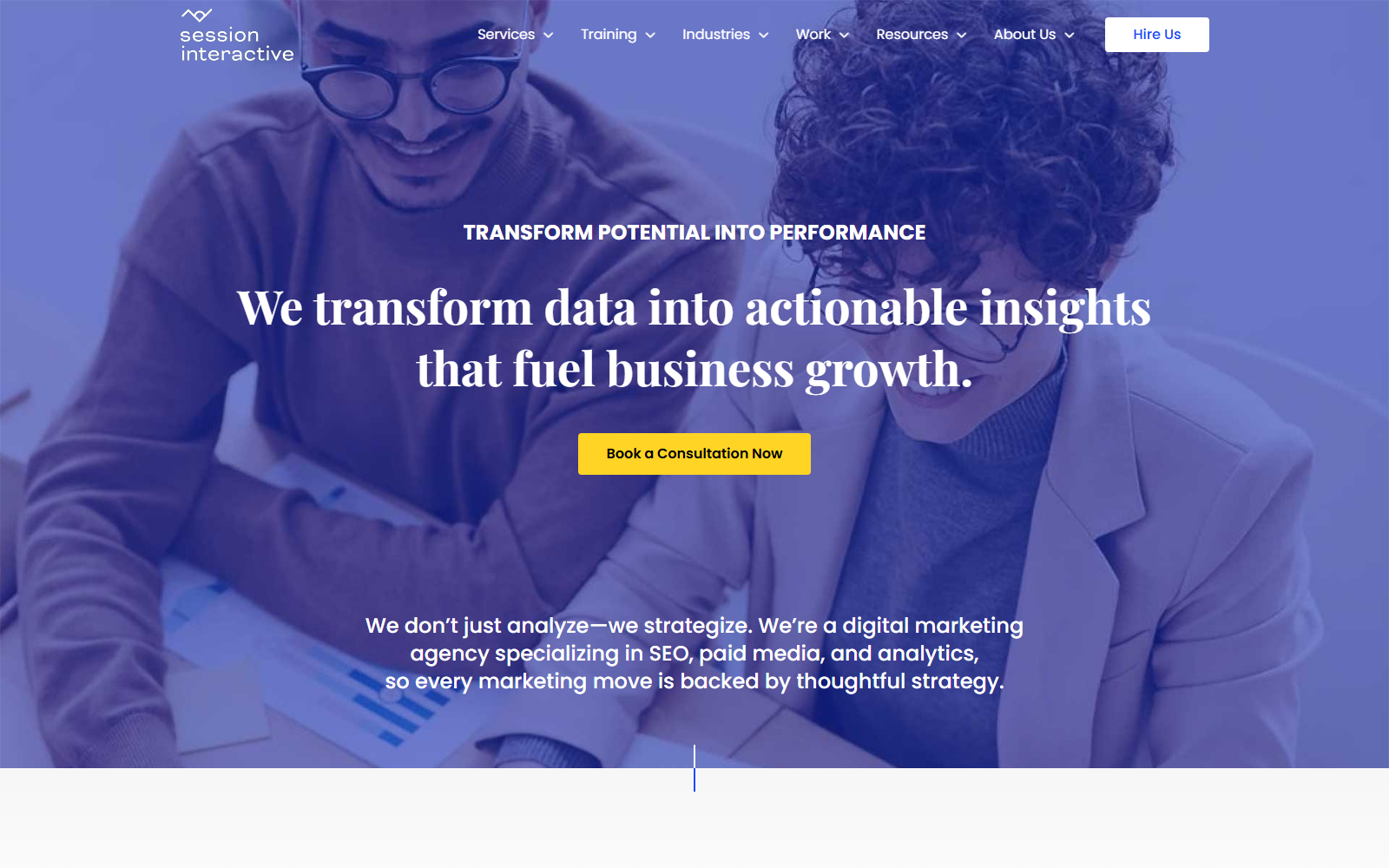 Session Interactive official website homepage