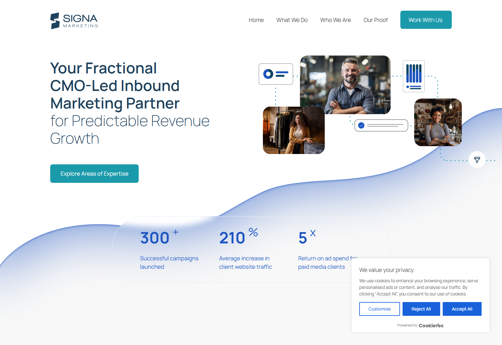 Signa Marketing official website homepage