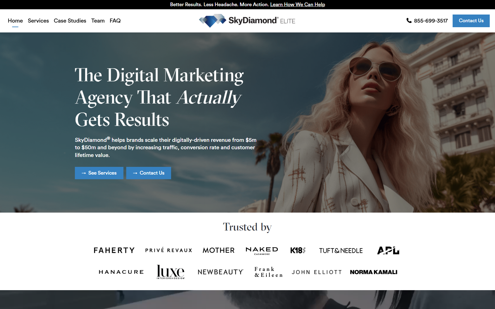 SkyDiamond Elite official website homepage