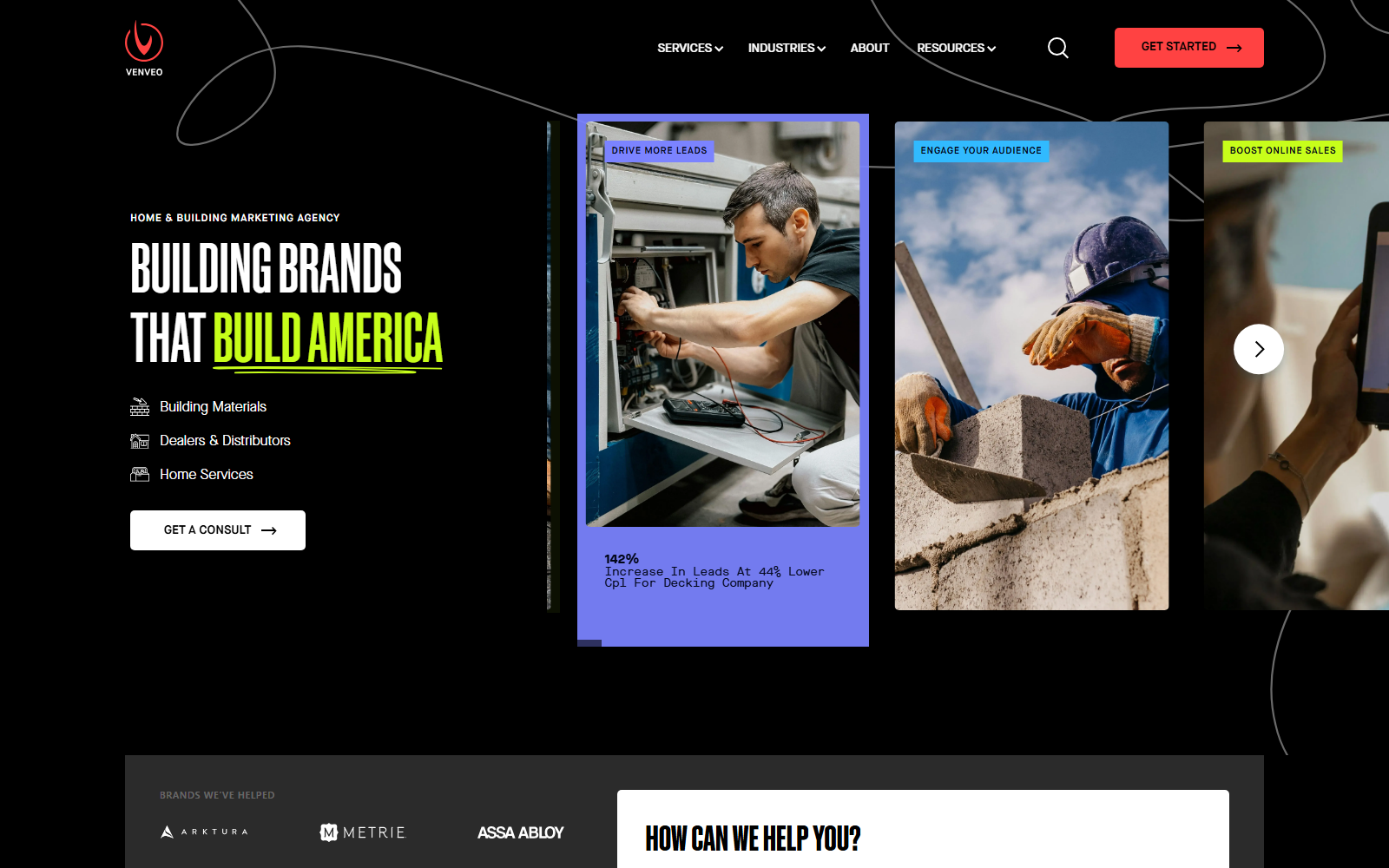 Venveo official website homepage