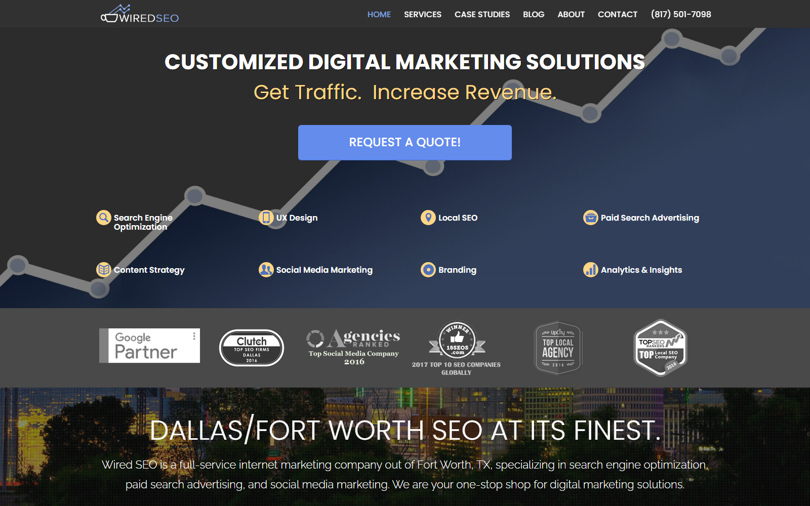 Wired SEO official website homepage