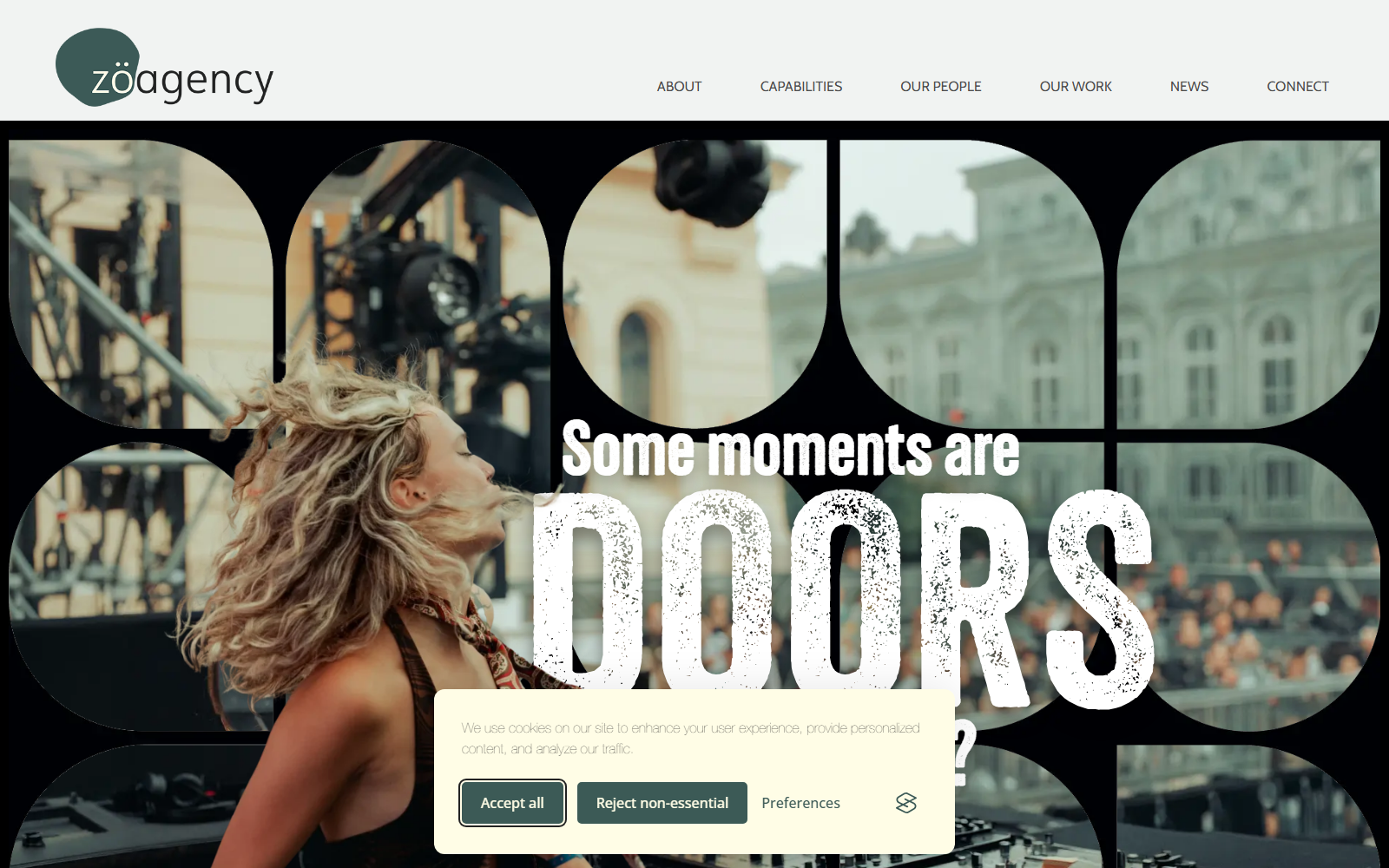 zö agency official website homepage